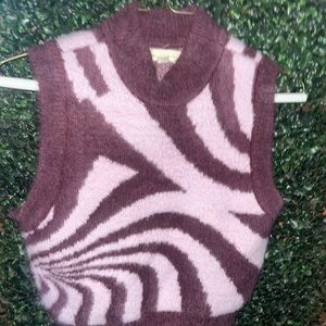 puple sweater from pacsun